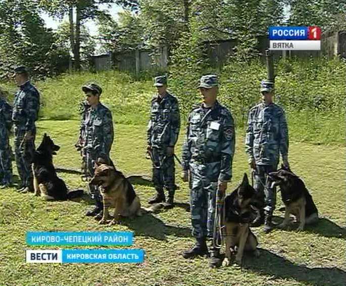 Соревнования кинологов УФСИН