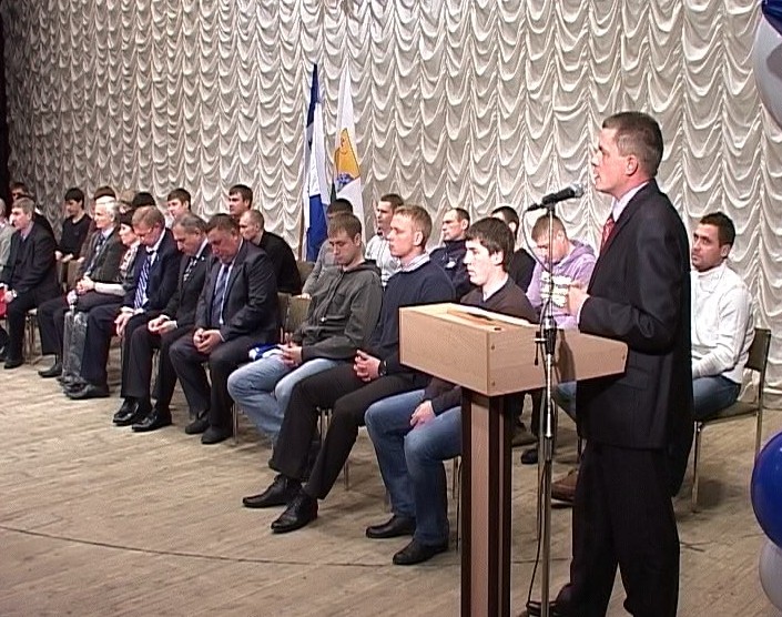 Встреча с ХК «Родина» перед отлетом в Красноярск