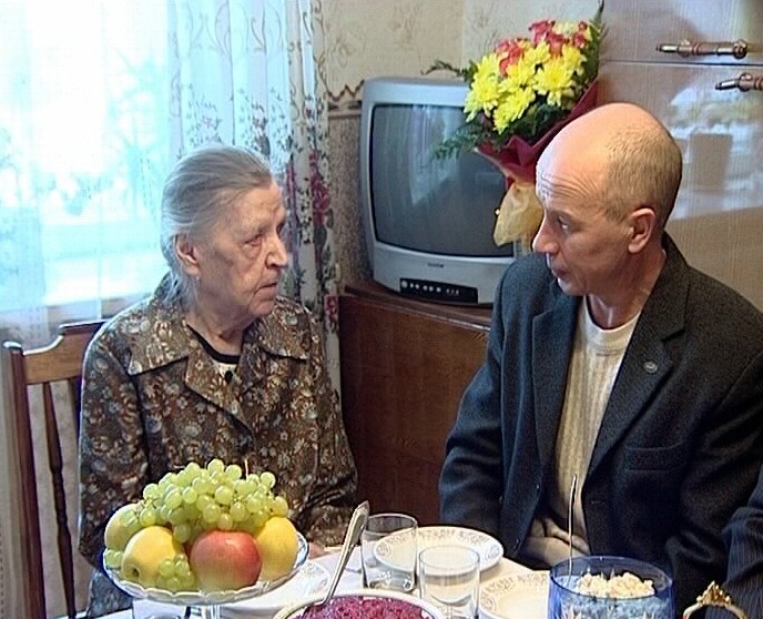 День рождения Антонины Опариной - матери героя Советского Союза