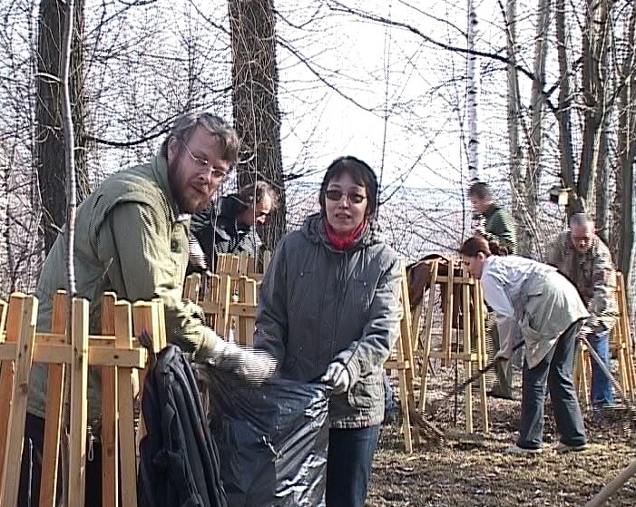 Субботник в Александровском саду