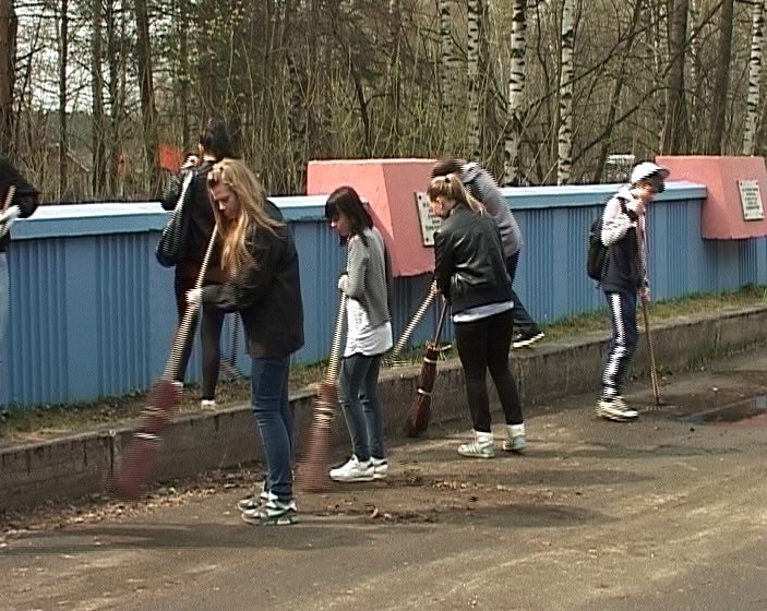 Приборка на Старомакарьевском кладбище