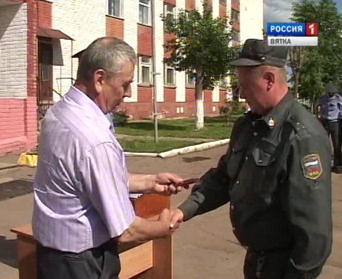 Вручение погонов