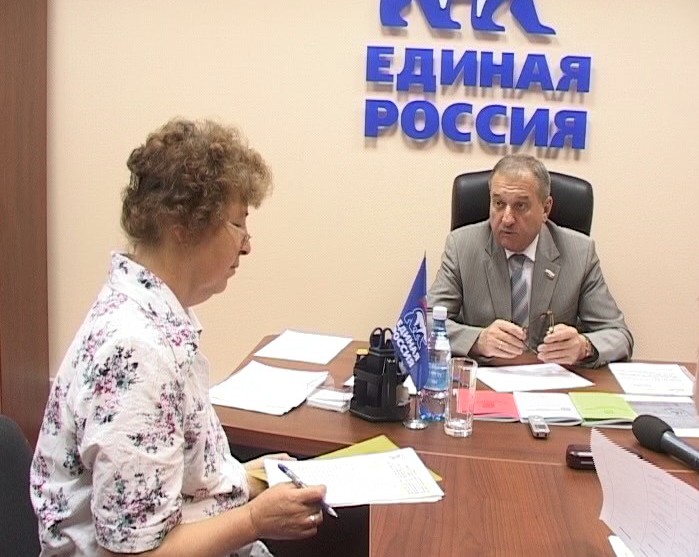 На приеме у Владимира Быкова