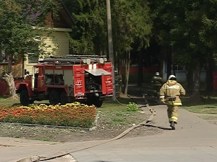 Учения МЧС в лагере