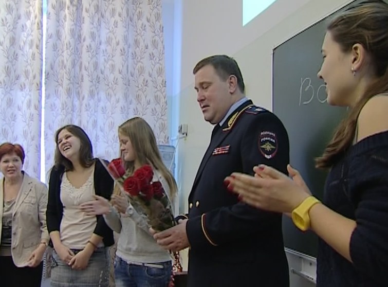 Солодовников в школе № 16