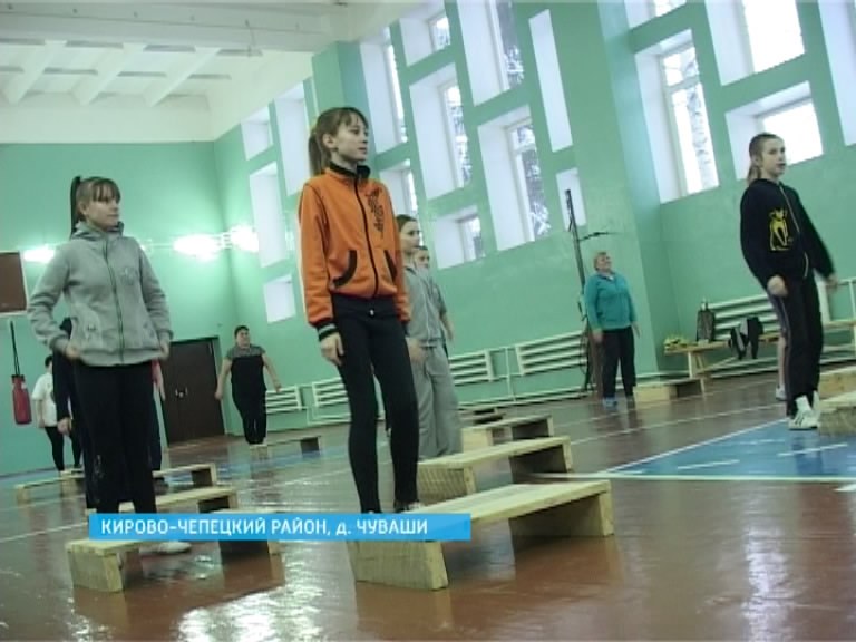 Новый спортивный зал в деревне Чуваши