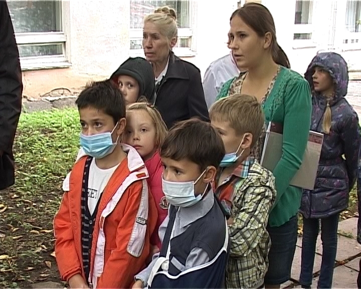 Учения МЧС в гимназии