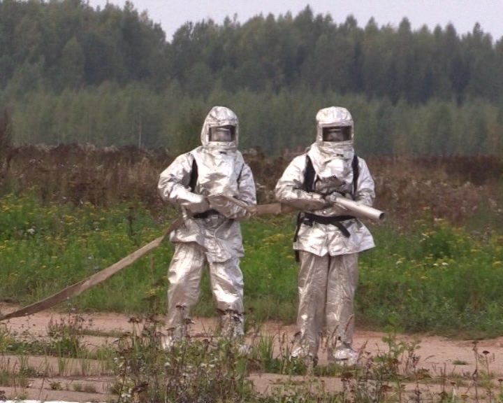 Учения МЧС в аэропорту «Победилово»