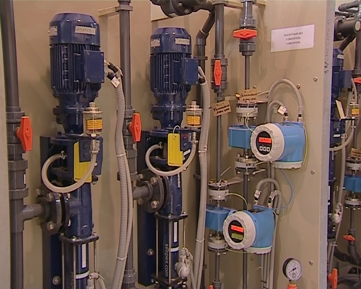 Новая технология на очистных сооружениях