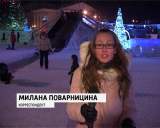 Новогоднее оформление театральной площади 