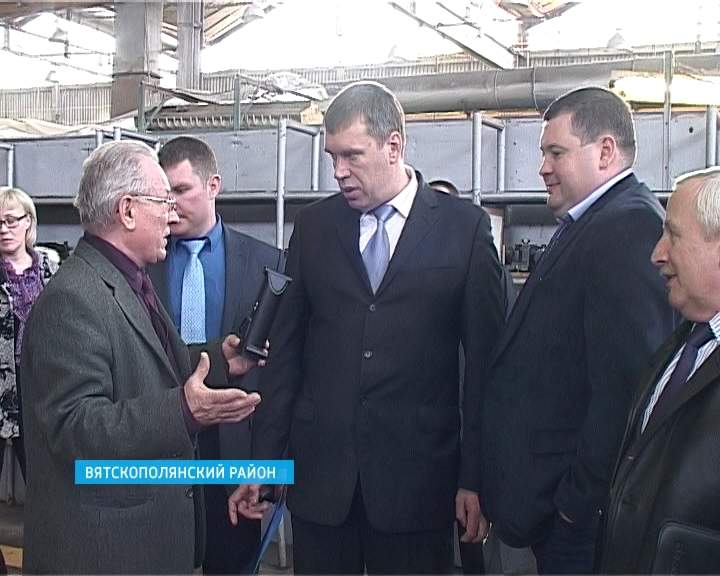 Владимир Климов посетил Вятскополянский машиностроительный завод 