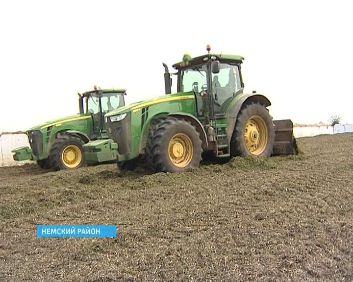 В передовиках по кормозаготовке идут хозяйства Немского района