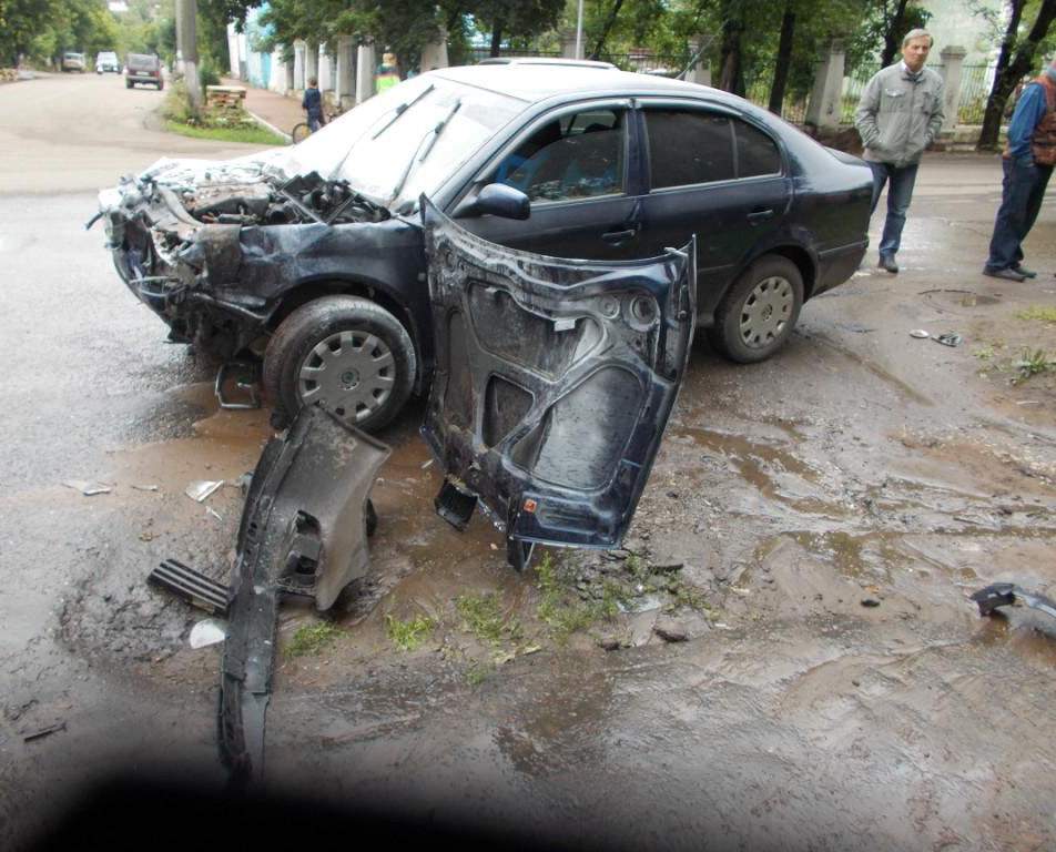 В Котельниче столкнулись 