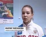 Теннисистска Мария Тайлакова - победительница Первенства Европы. 