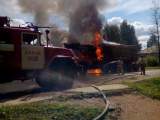 В Куменском районе едва не взорвался грузовик "Урал".