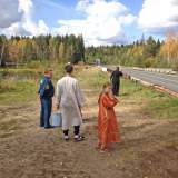 В Белохолуницком районе провели обряд освящения дороги-убийцы водителей. 