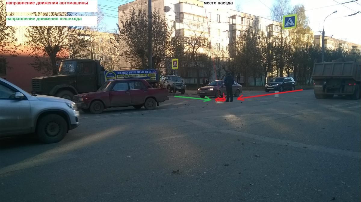 В Кирове сбили двух женщин-пешеходов.