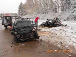 В Нолинском районе в ДТП пострадали пять человек.
