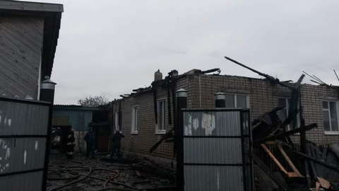 В Малмыже сгорел жилой дом.