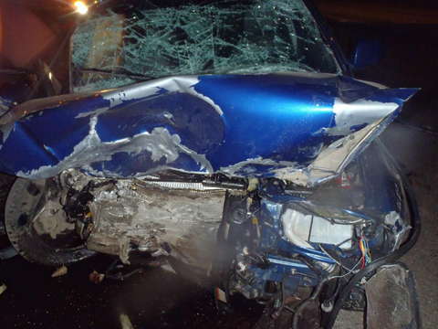 На улице Производственной столкнулись две иномарки: пострадали четыре человека.