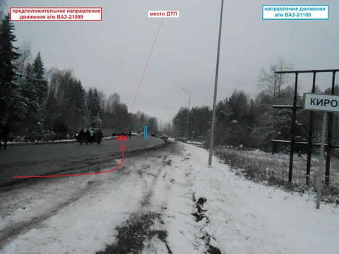 На улице Проезжей столкнулись два автомобиля: один человек погиб, двое травмированы.