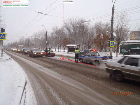 На улице Ломоносова сбили пешехода.