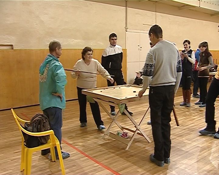 В спорткомплексе 