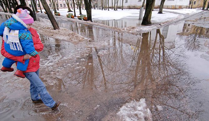 В европейской части России ожидается аномально теплая погода.