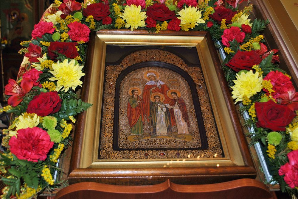 В кировский храм Веры, Надежды, Любови и Софии прибудет частица мощей святой покровительницы.