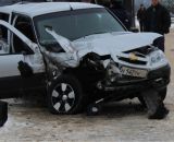 В Орловском районе "Шевроле-Нива" врезалась в грузовик: двое пострадавших.