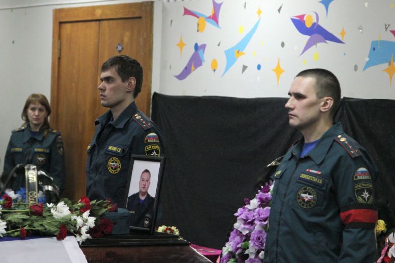 В Кирове простились с горноспасателем, погибшем при ликвидации последствий аварии на шахте 