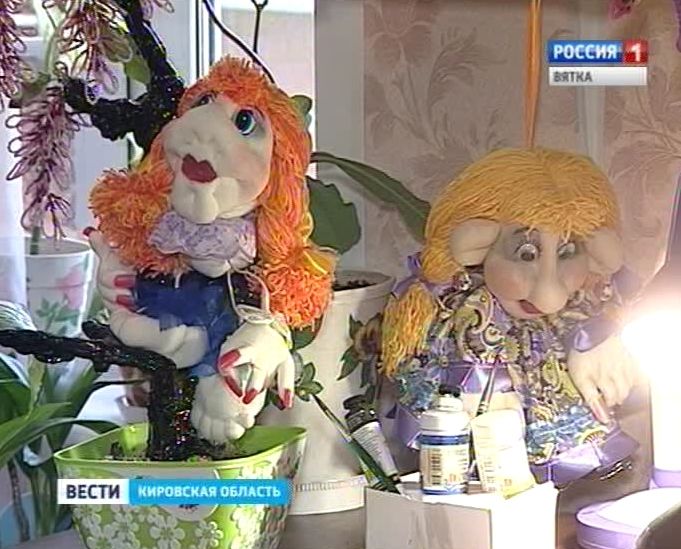 Куклы рукодельницы из Омутнинска Валентины Рахимовой