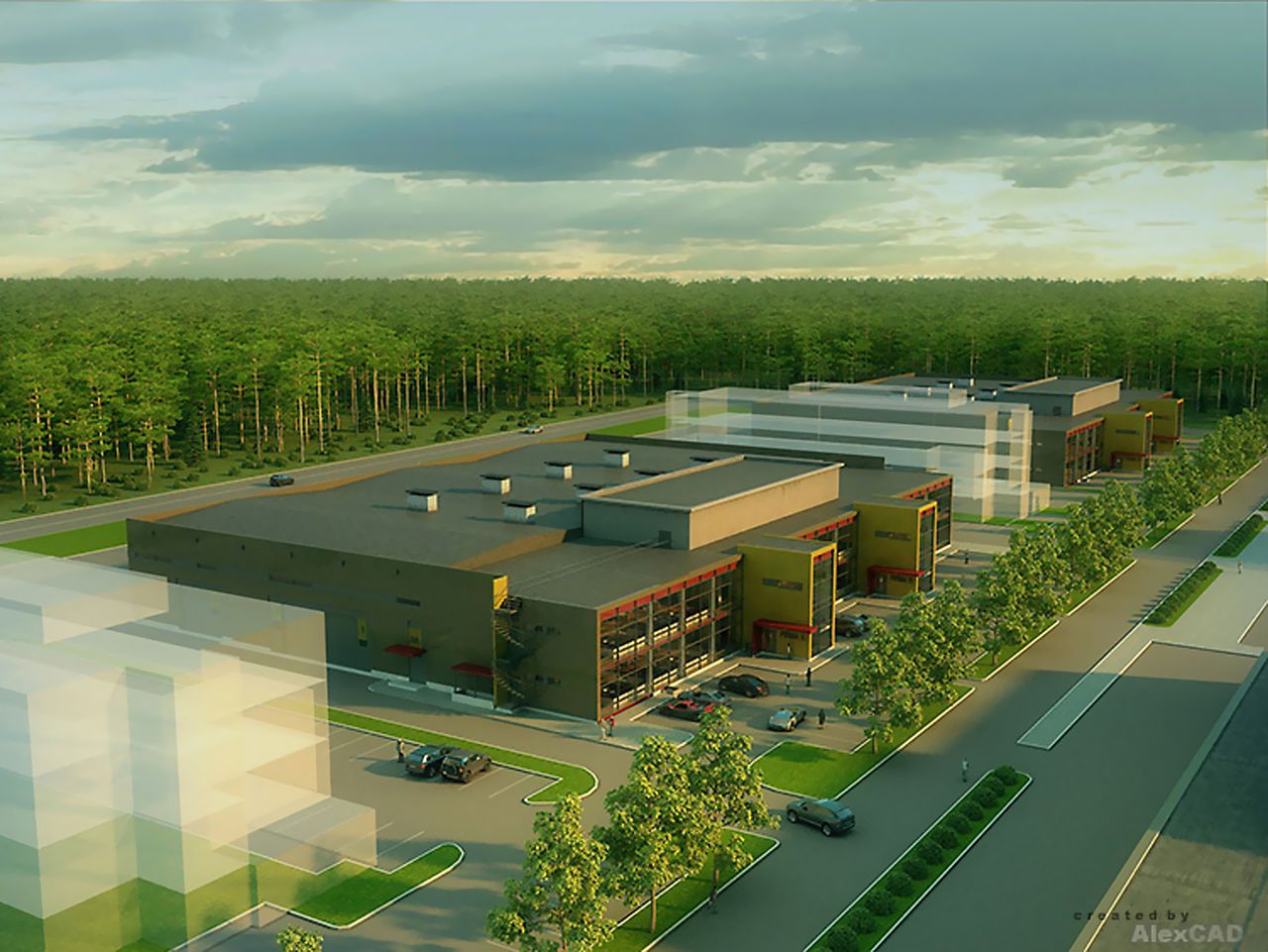 Строительство промпарка «Слободино» в Юрьянском районе близится к финалу.