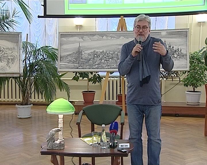 В библиотеке Герцена состоялась встреча с писателем Евгением Водолазкиным