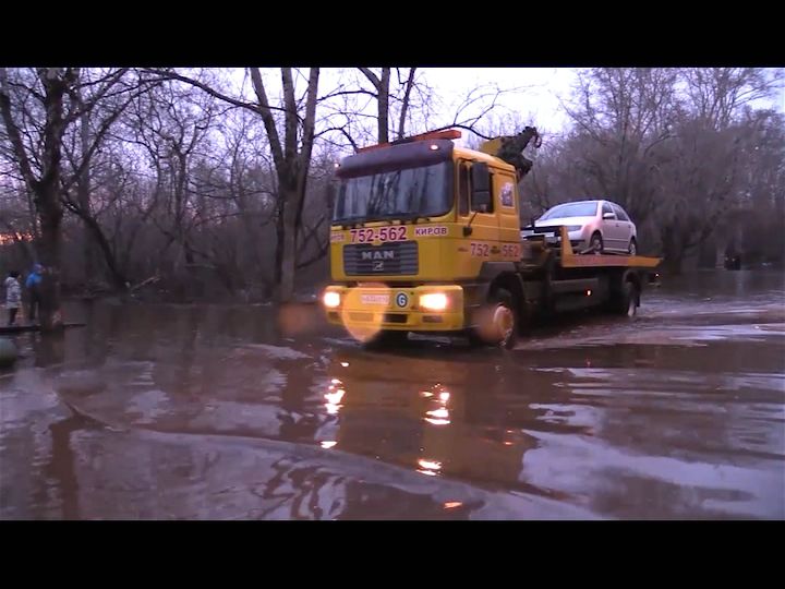 В Кирове в зоне подтопления отключены три котельные