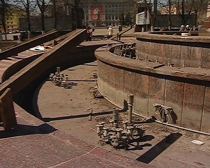 Открытие фонтанов