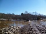 В Уржумском районе паводок нарушил дорожное сообщение с д. Савиново.