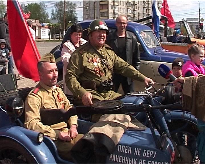 Автопробег 9 мая. Поздравление в госпитале ветеранов войн