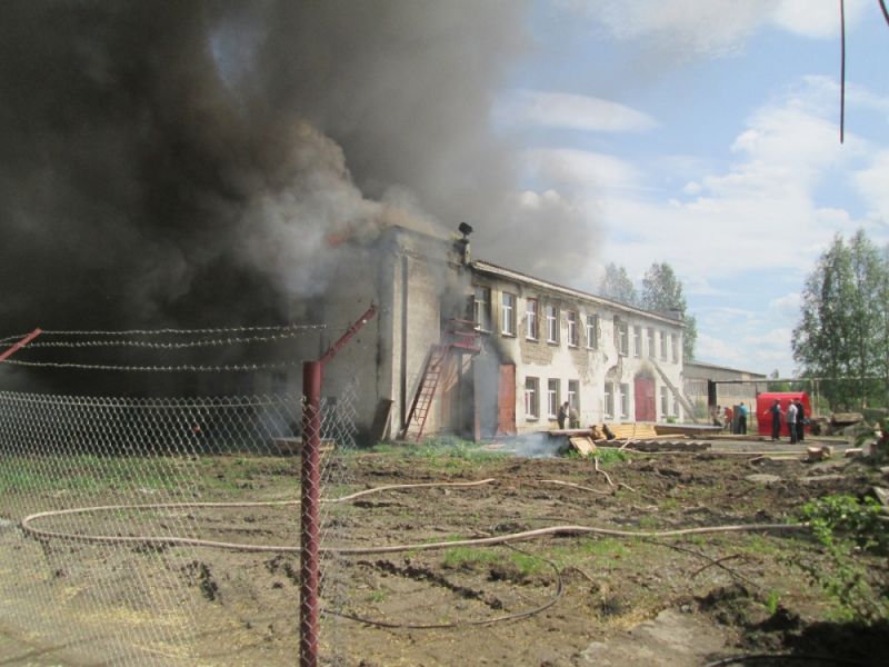 Пожар на Лузском деревообрабатывающем предприятии ликвидирован.