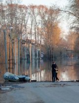 На 1 мая уровень воды в реке Вятке в черте Кирова понизился на 4 см.