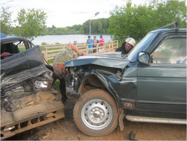 В Унях столкнулись 