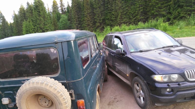 В Кумёнском районе УАЗ-Хантер 