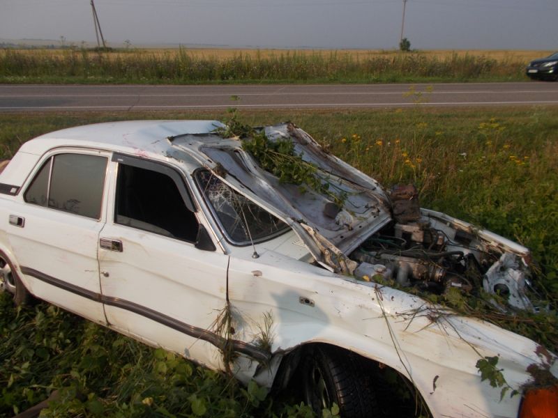 В Уржумском районе в кювет улетела 