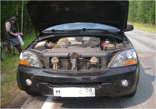 В Шабалинском районе иномарка сбила велосипедиста.