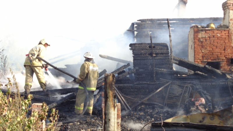 В Котельничском районе сгорел жилой дом.