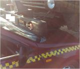 В Котельничском районе произошло лобовое столкновение такси и КАМАЗа.