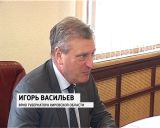 И. Васильев встретился с золотым медалистом международной предметной олимпиады А. Артемьевым