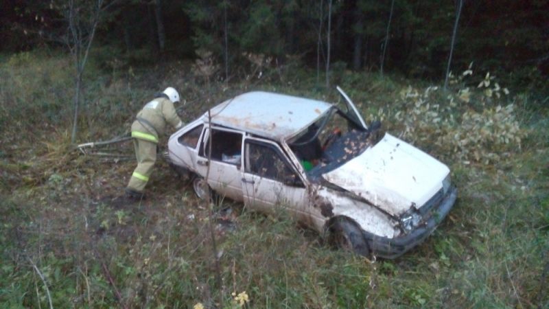 В Куменском районе в кювет улетел 