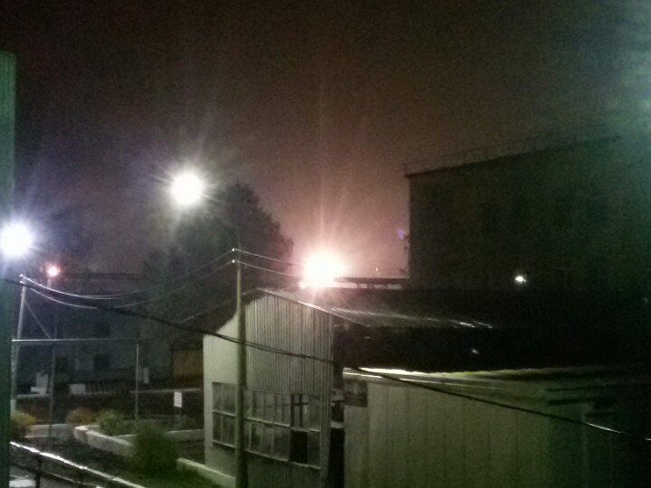 Накануне вечером на Нововятском лыжном комбинате загорелся цех