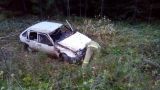 В Куменском районе в кювет улетел "Москвич".